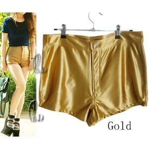 Gold Disco Shorts size XL